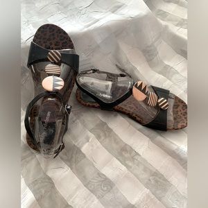 Libby Edelman tribal inspired sandals